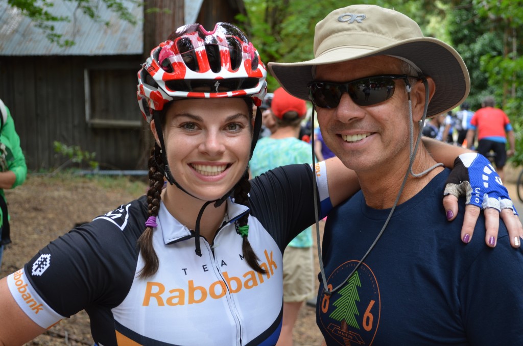 Downieville 2015 Brianne and Dad